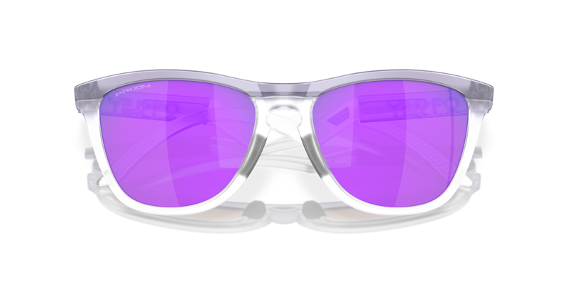 Oakley Frogskins Hybrid Sunglasses Matt Trans Lilac/Clear/Prizm Violet-4