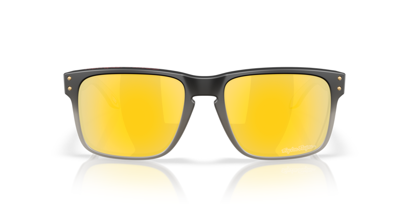 Oakley Holbrook Sunglasses Troy Lee Designs Black Fade/Prizm 24K Polarized-1