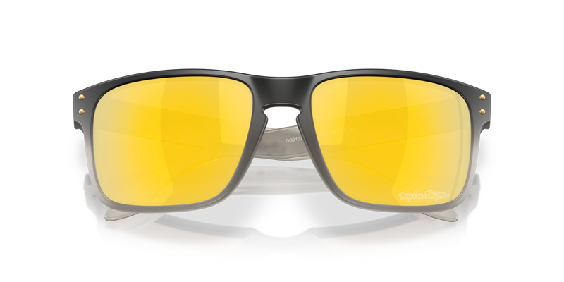 Oakley Holbrook Sunglasses Troy Lee Designs Black Fade/Prizm 24K Polarized-4