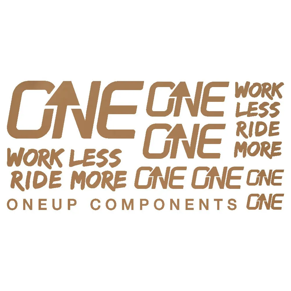 OneUp Components OneUp Handlebar Decal Kit Bronze