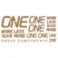 OneUp Handlebar Decal Kit Bronze