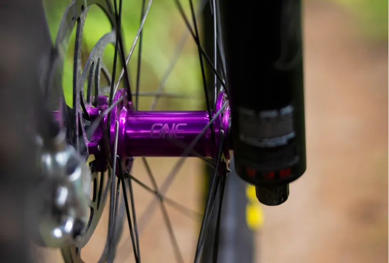 OneUp Components Front Hub 110x15mm 6B Purple-1