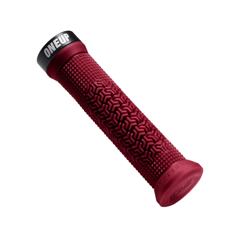 Oneup Goldstone Lock-On Grips Maroon