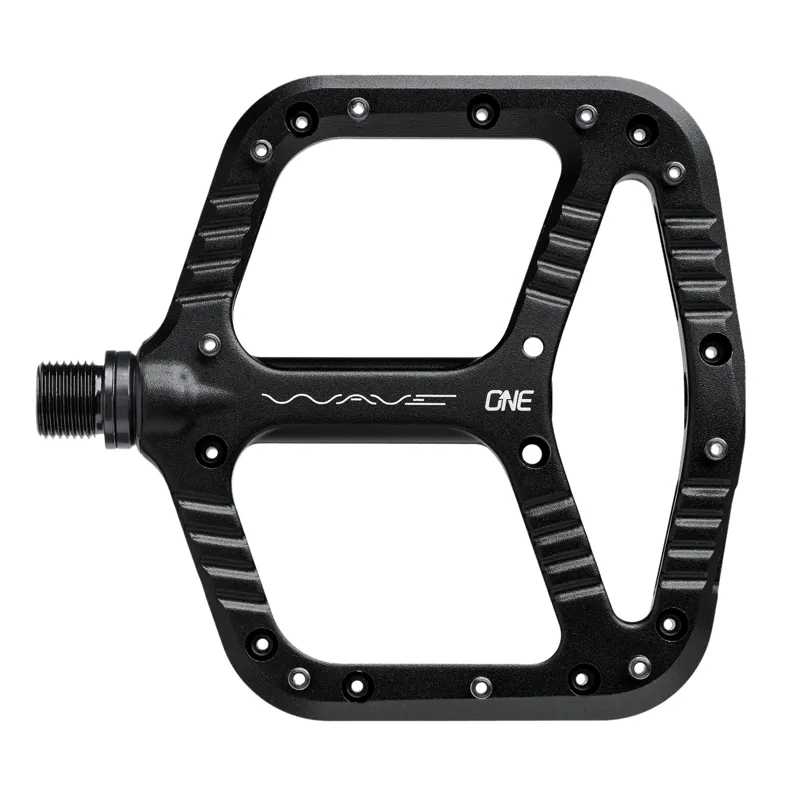 OneUp Components Wave MTB Flat Pedals 107mmx110mm Black