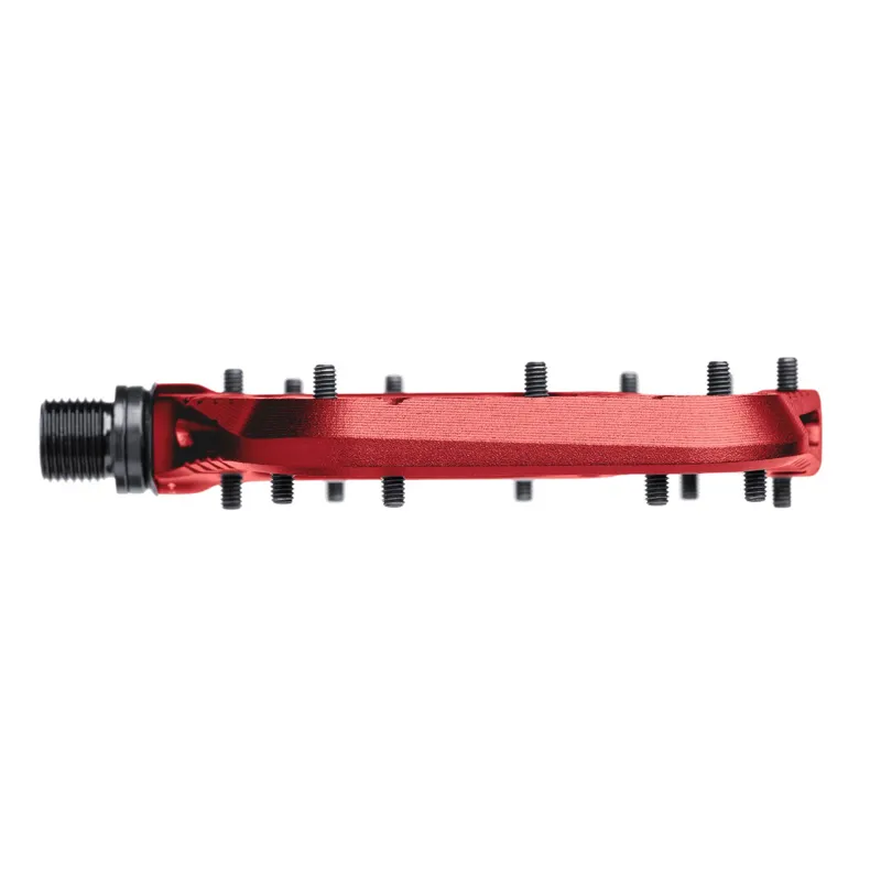 OneUp Components Wave MTB Flat Pedals 107mmx110mm Red-3