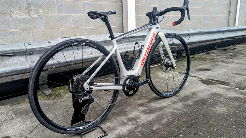 2nd Hand Specialized Creo SL Comp Carbon Small 2021 Gloss Dove Grey/Rocket Red-1