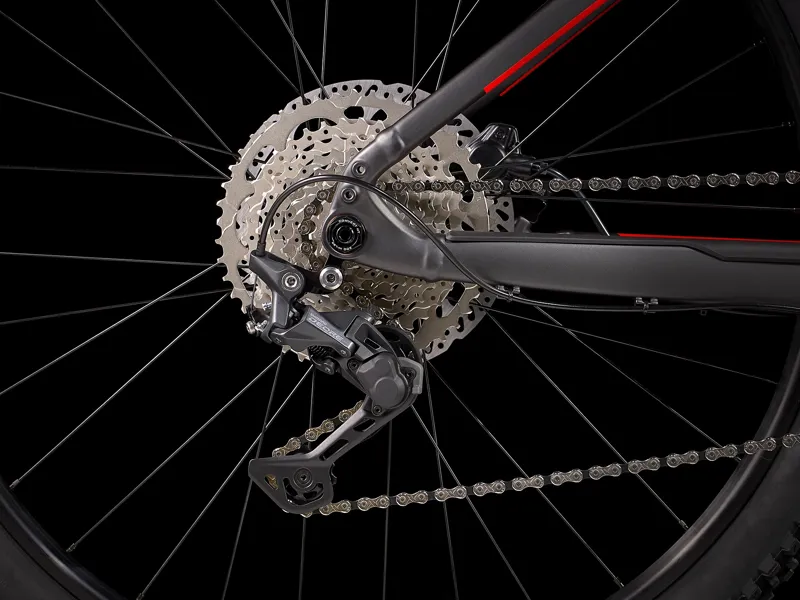 Trek Powerfly 4 625 Electric Bike 2023 Matte Black/Gloss Red-6