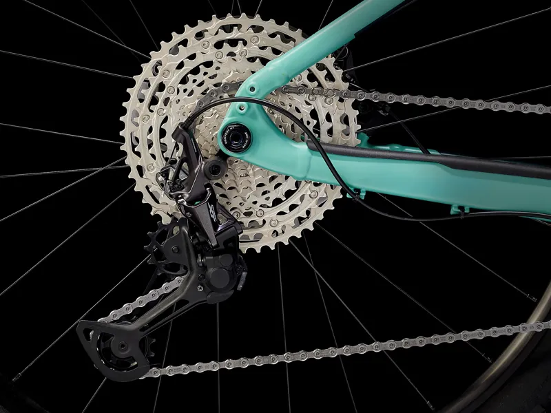 Trek Powerfly 5 Electric Mountain Bike Satin Blue Sage/Juniper-8