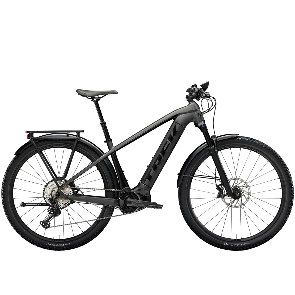 Image of Trek Powerfly Sport 7 Equipped Electric Bike 2023 Matte Dnister Black