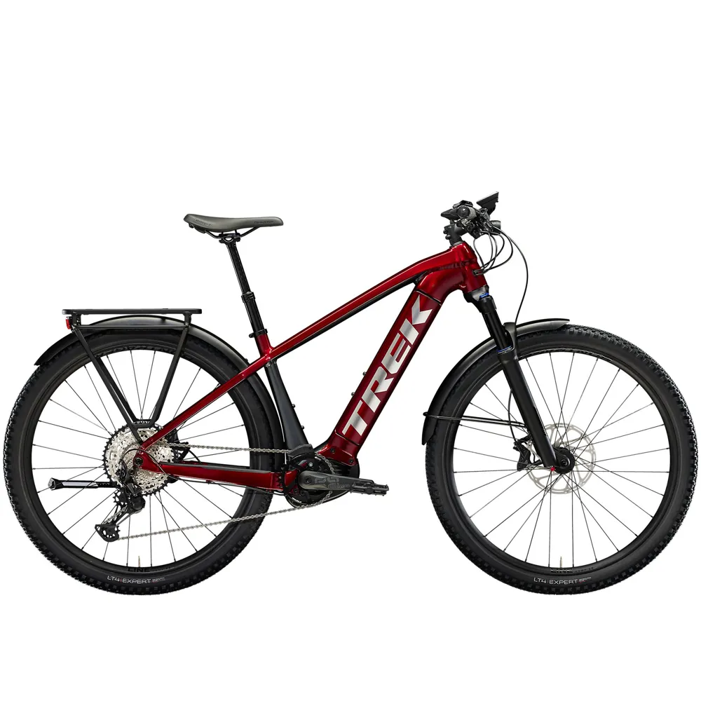 Image of Trek Powerfly Sport 7 Equipped Electric Bike 2023 Crimson/Lithium Grey