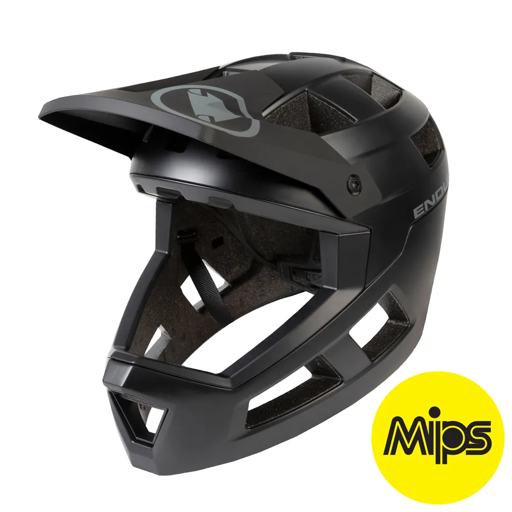 Endura Endura SingleTrack Mips Full Face Mountain Bike Helmet Black