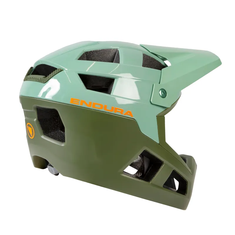 Endura SingleTrack Mips Full Face Mountain Bike Helmet Olive Green-1