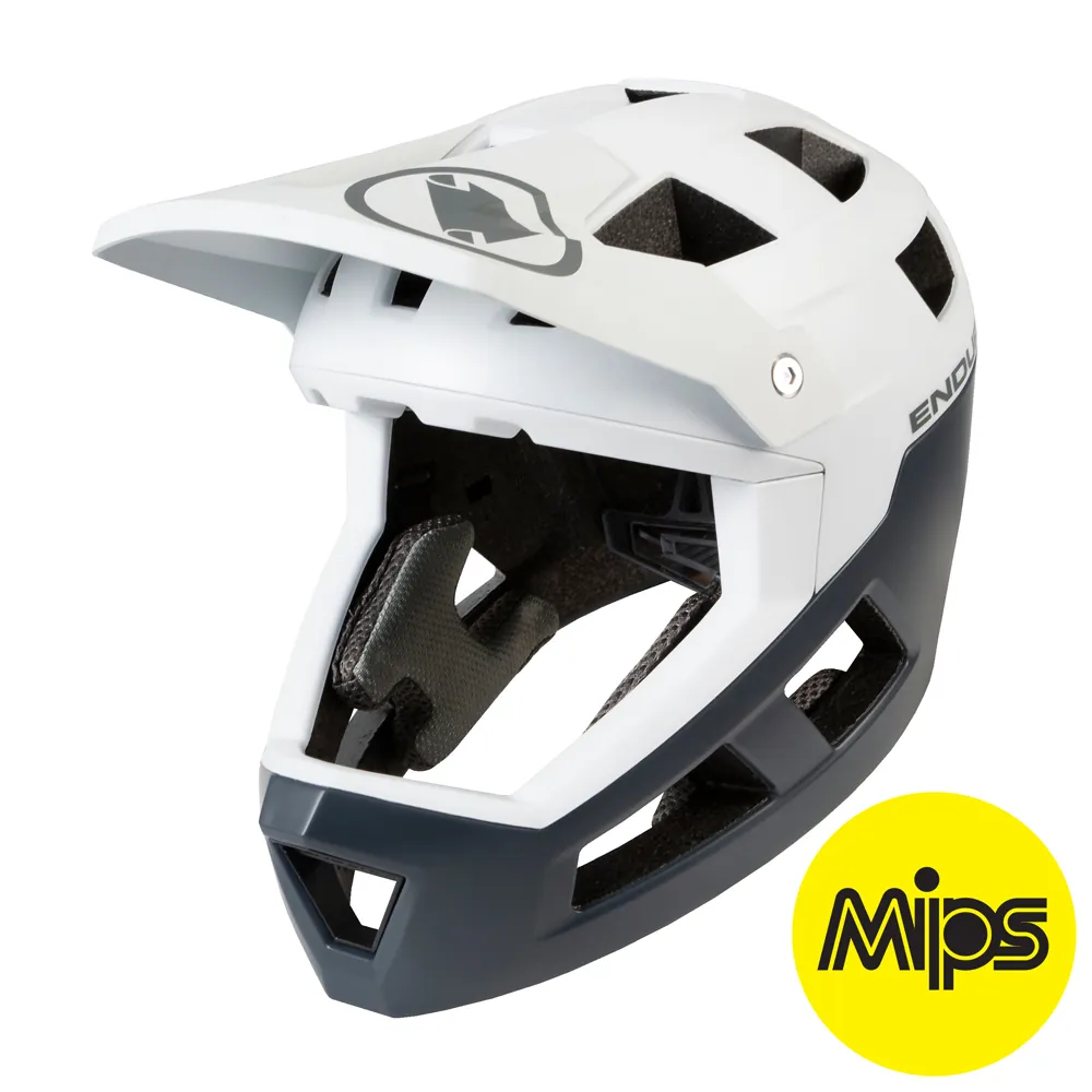 Endura Endura SingleTrack Mips Full Face Mountain Bike Helmet White