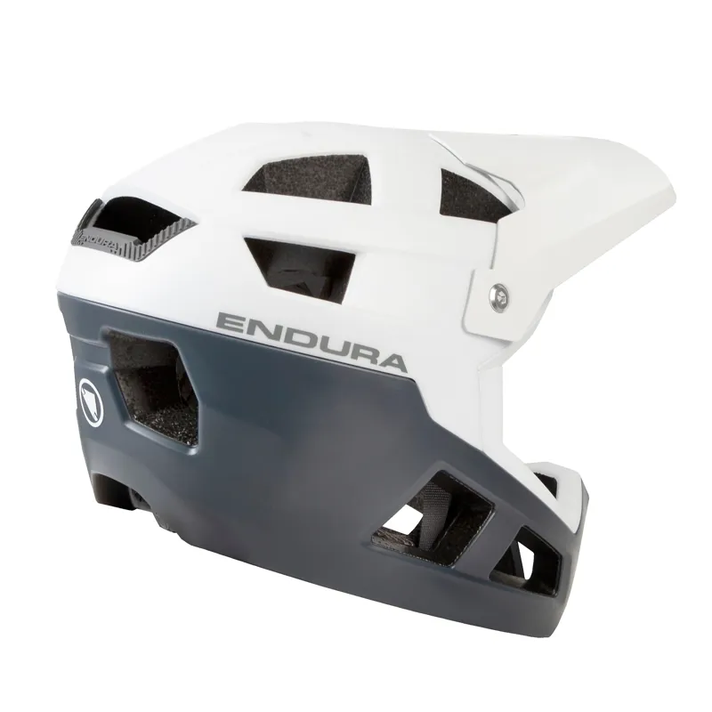 Endura SingleTrack Mips Full Face Mountain Bike Helmet White-1