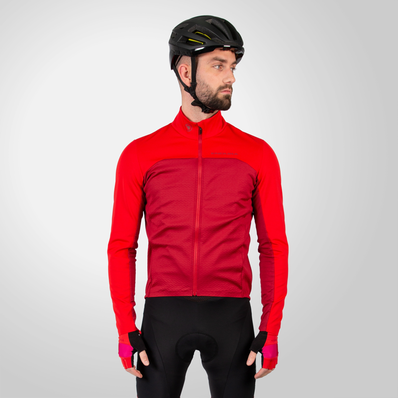 Endura FS260 Pro Roubaix LS Jersey Rust Red-2