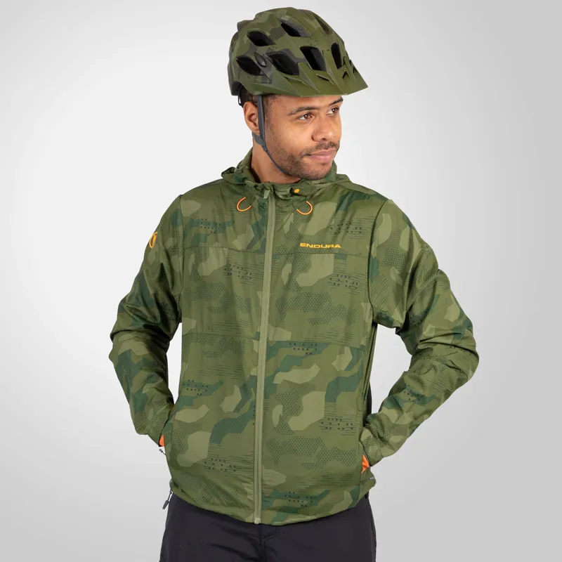 Endura Hummvee Windproof Shell Jacket Tonal Olive-2