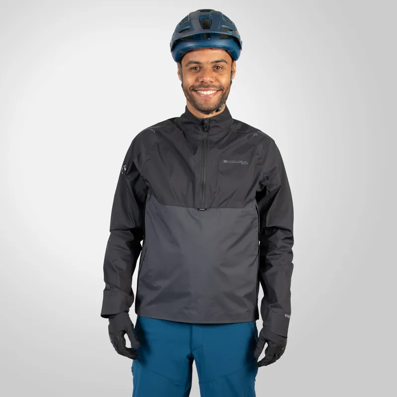 Endura MT500 Lite Waterproof Pullover Jacket Black-2