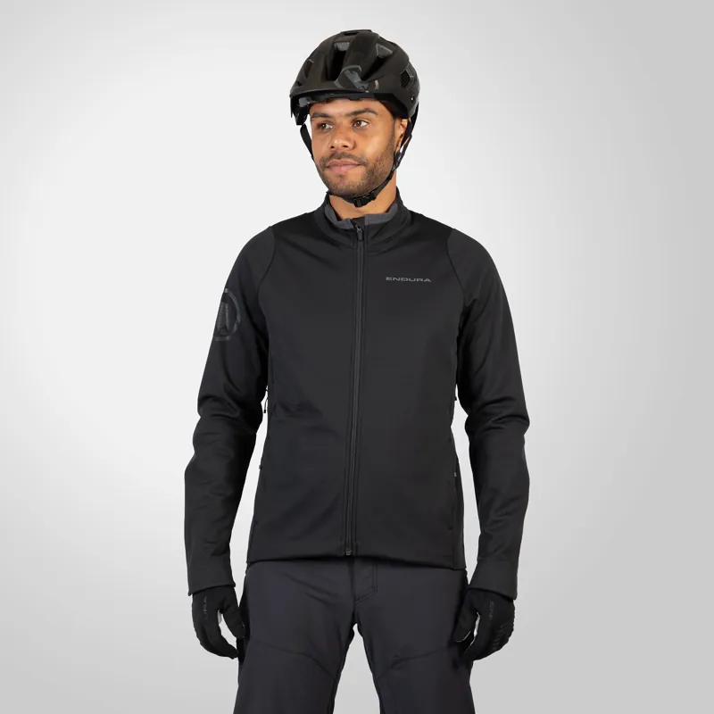Endura Sinlgetrack Softshell MTB Jacket Black-2
