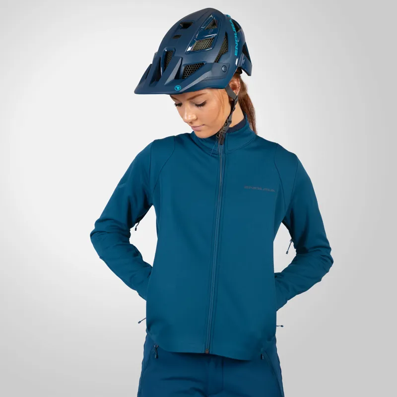 Endura SingleTrack SoftShell Womens Jacket Blueberry-2