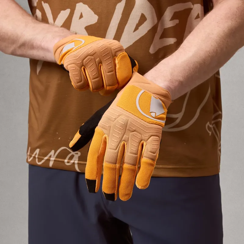 Endura SingleTrack Gloves Endura Orange-1