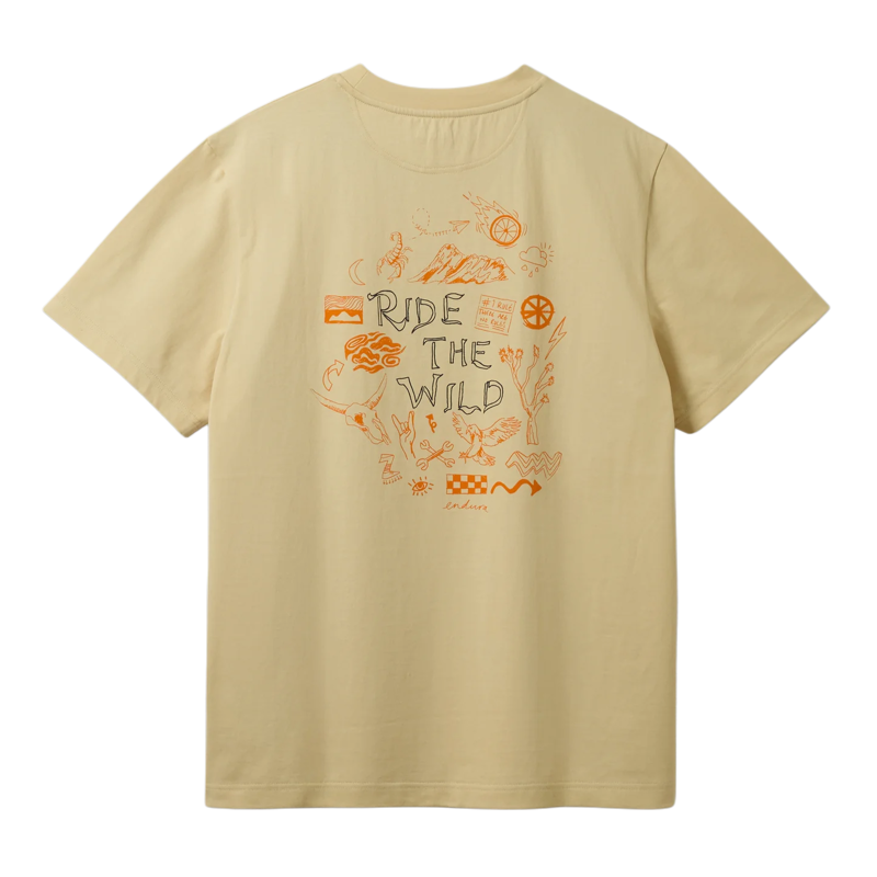 Endura Ride The Wild Graphic Tee Light Sand-1
