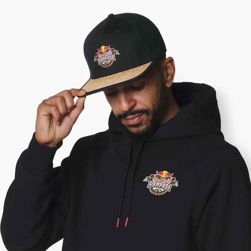 Red Bull Rampage Cork Flat Cap Black-2