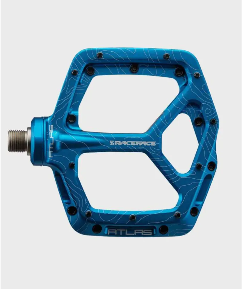 Race Face Atlas Flat Pedals Blue