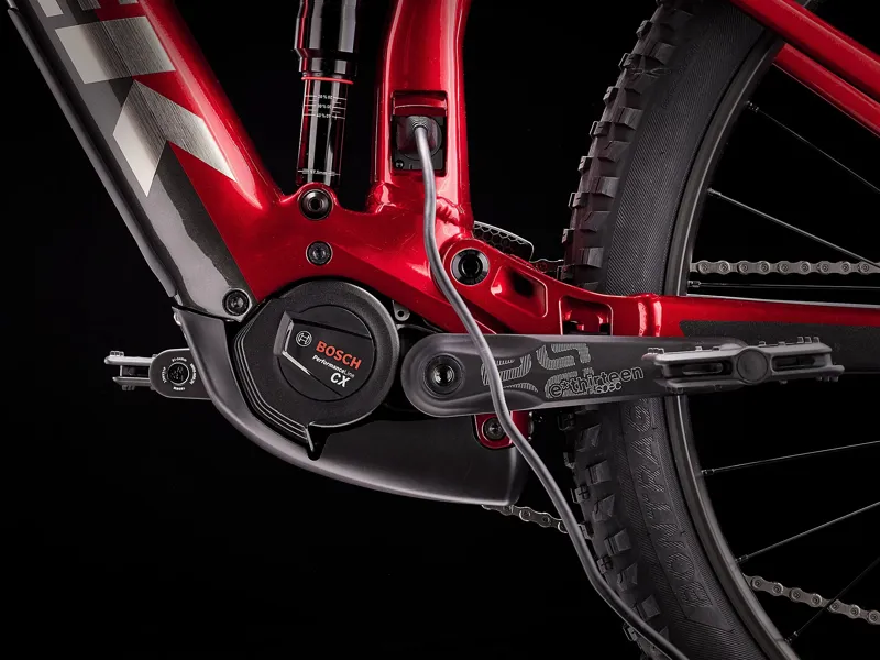 Trek Rail 5 625 Deore Electric Bike 2023 Rage Red-4