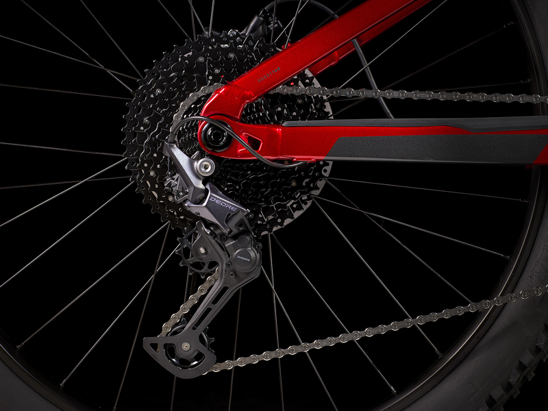 Trek Rail 5 625 Deore Electric Bike 2023 Rage Red-3