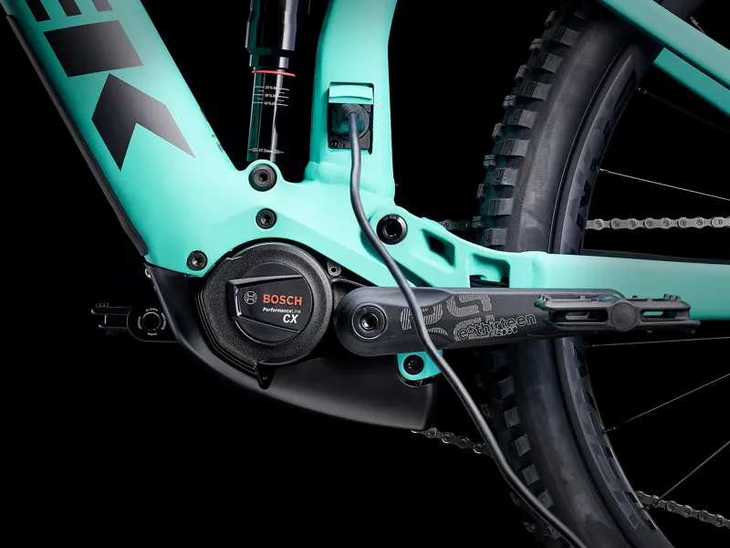 Trek Rail 7 Deore XT Electric Bike 2023 Matt Blue Sage-4