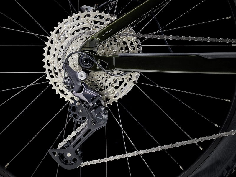 Trek Rail 9.5 Electric Bike 2024 Black Olive-1