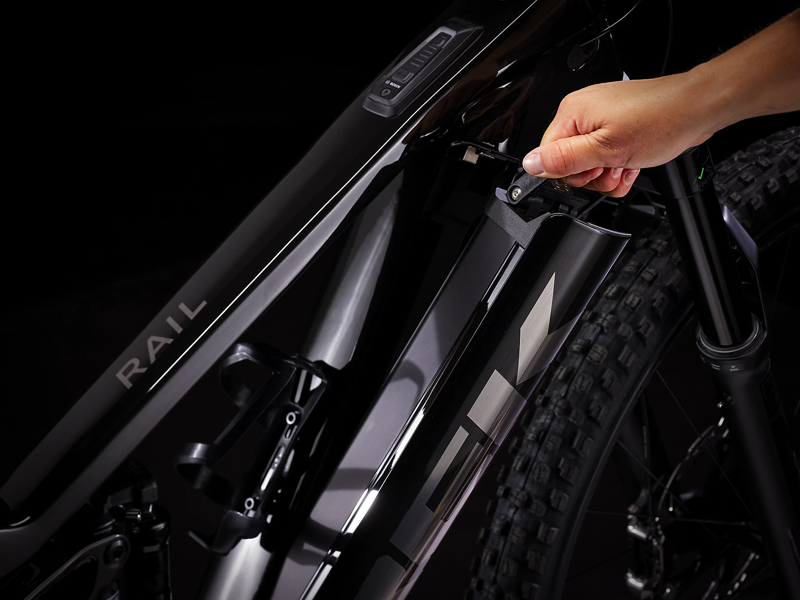 Trek Rail 9.8 XT Electric Bike 2024 Deep Smoke-4