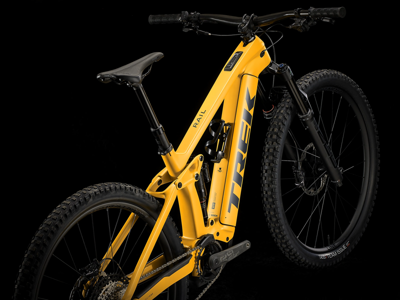Trek Rail 9.8 XT Electric Bike 2024 Satin Baja Yellow-2