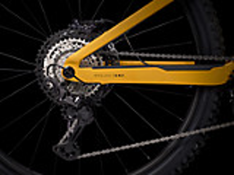 Trek Rail 9.8 XT Electric Bike 2024 Satin Baja Yellow-3