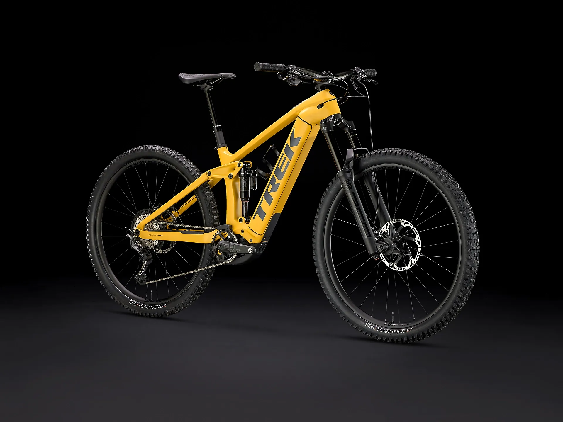 Trek Rail XT Electric Bike 2024 Satin Baja Yellow