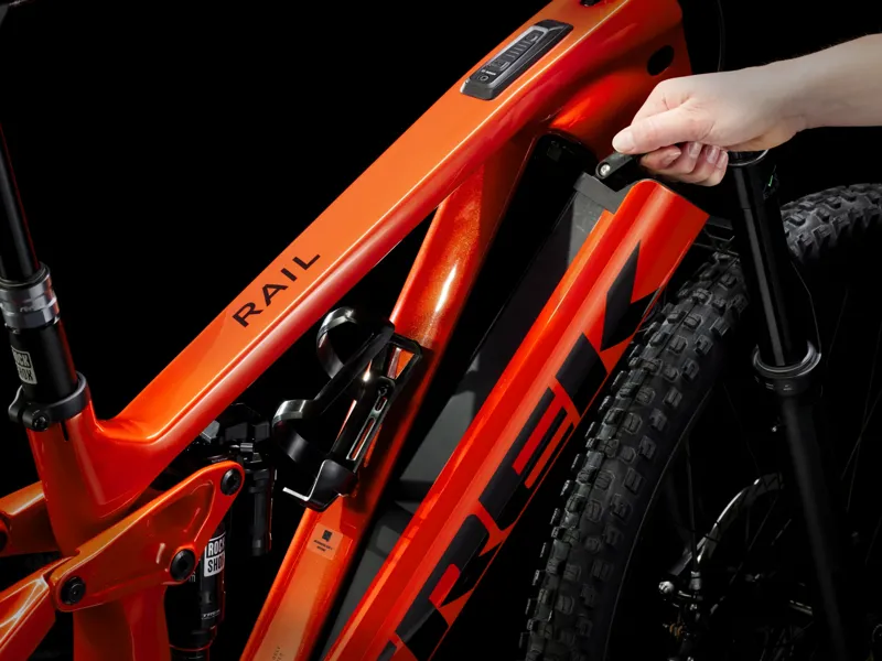 Trek Rail 9.9 XO AXS T-Type Electric Bike 2024 Lava-3