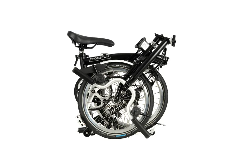 Brompton C-Line Explore High Bar Folding Bike Black-3