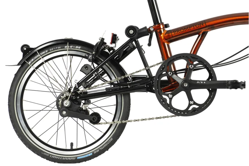 Brompton C-Line Explore Low Bar Black Edition 2022 Flame Laquer-5