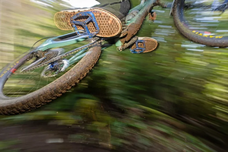 OneUp Components Wave MTB Flat Pedals 107mmx110mm Black-8