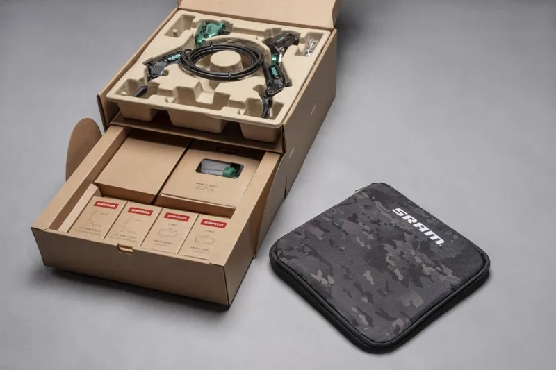 SRAM Maven Ultimate Stealth Expert Disc Brake Kit Aluminum Lever/Ti Hardware-1