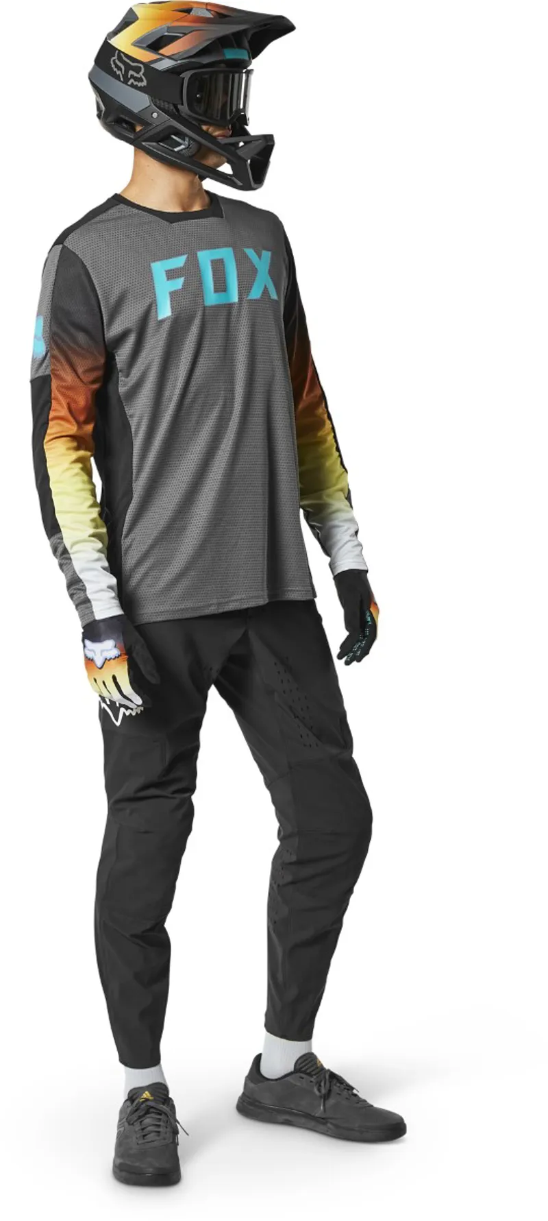 Fox Defend RS Park LS MTB Jersey Dark Shadow-2