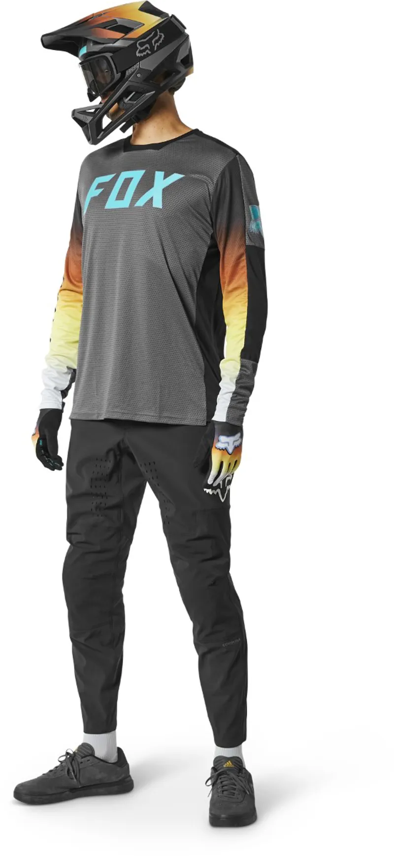 Fox Defend RS Park LS MTB Jersey Dark Shadow-4