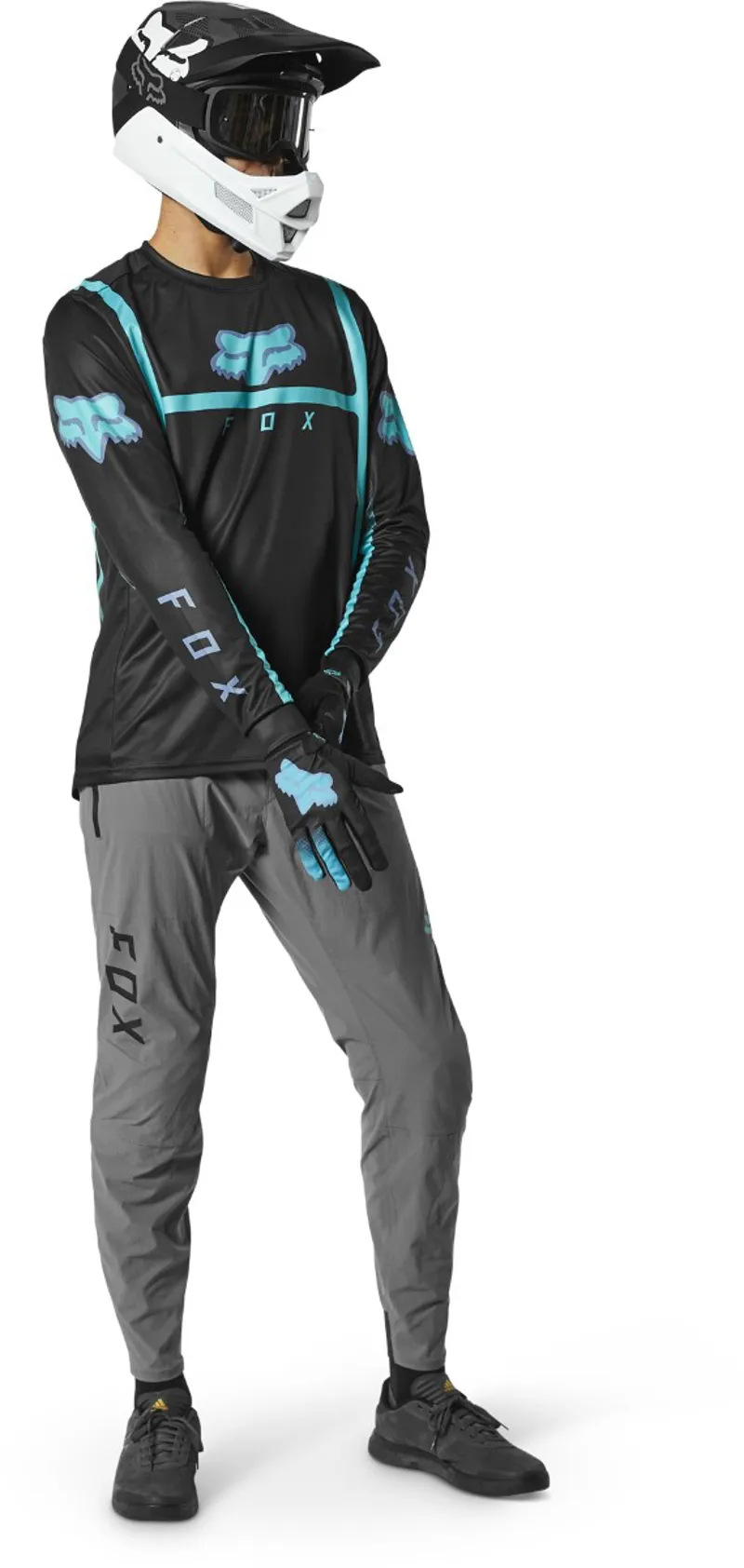 Fox Ranger RS Park LS MTB Jersey Black-2