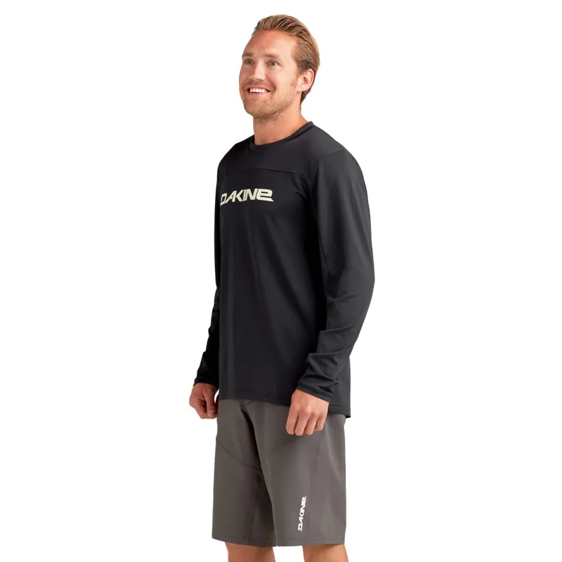 Dakine Syncline Long Sleeve MTB Jersey Black-1