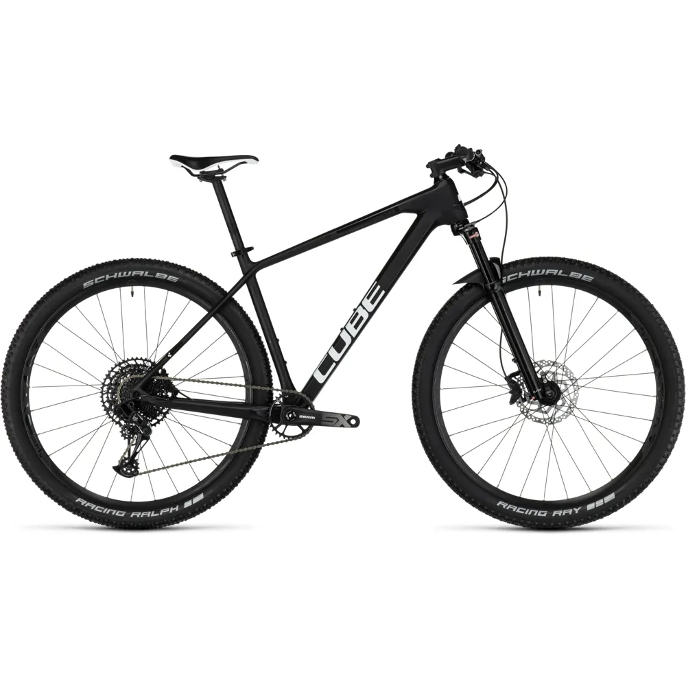 Image of Cube Reaction C:62 One Mountain Bike 2024 Carbon/White