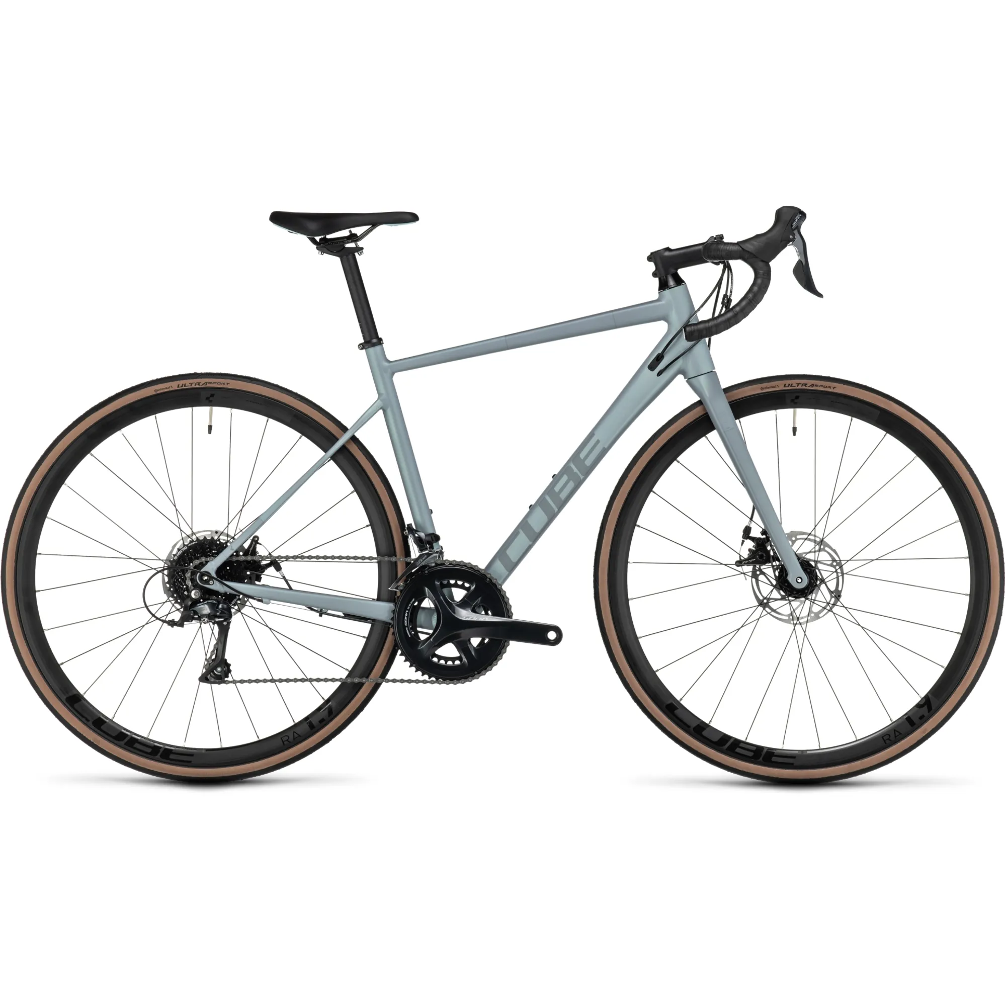 Cube Axial WS Pro Road Bike 2024 Gray Sage/Mint - Main Image