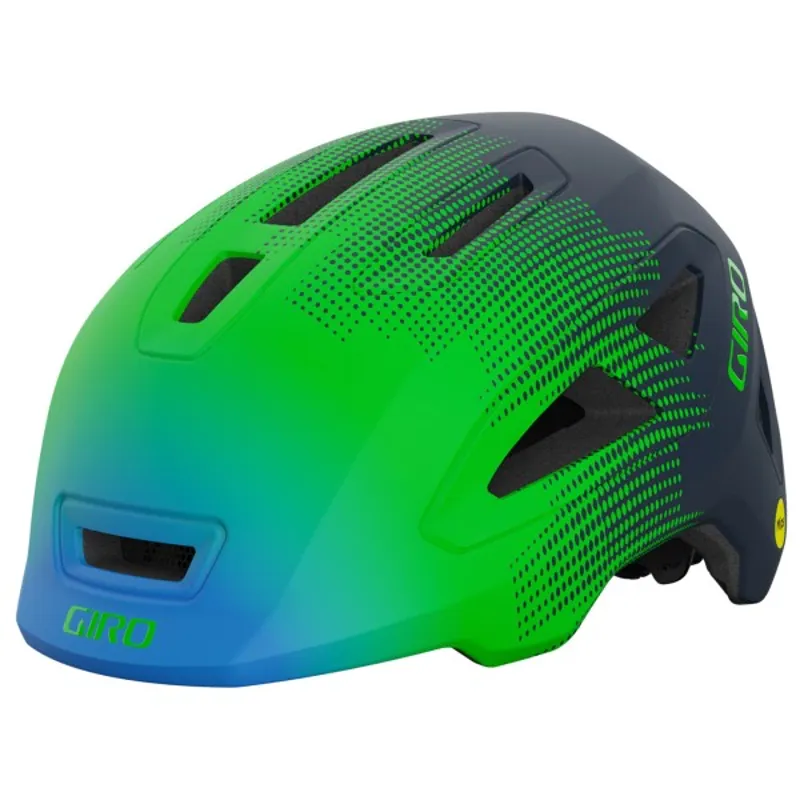 Scamp II Youth Helmet Kids Helmet Matt Blue/Green Towers