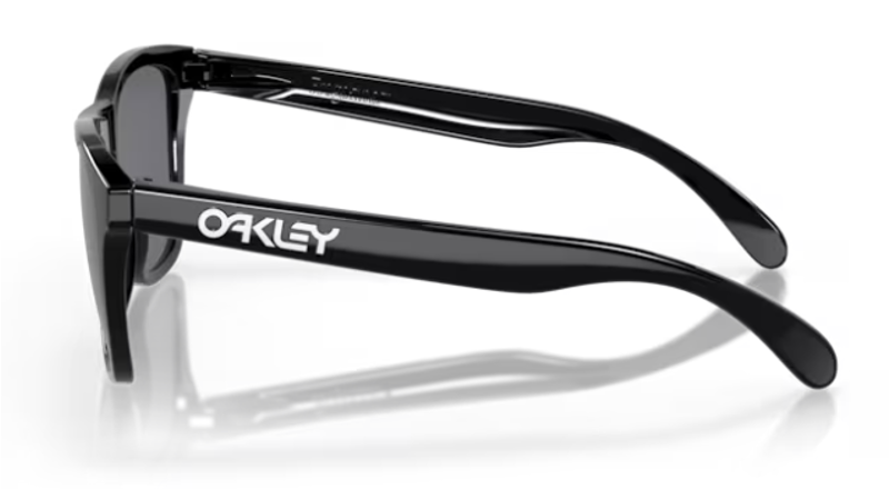 Oakley Frogskin Sunglasses Polished Black/Grey-1