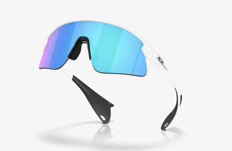 Oakley Stunt Devil Sunglasses Matte White/Prizm Sapphire-2