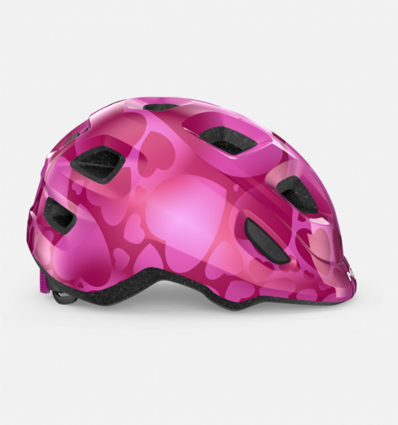 MET Hooray Helmet Youth Pink Hearts-1